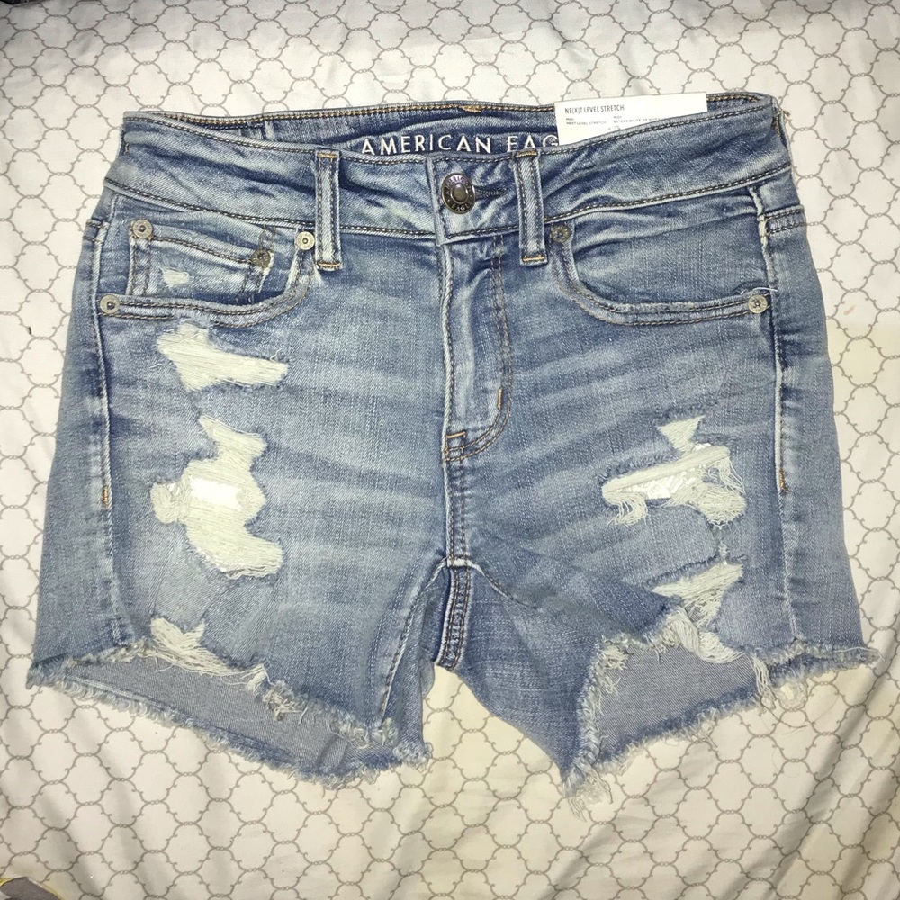 American Eagle short jean shorts